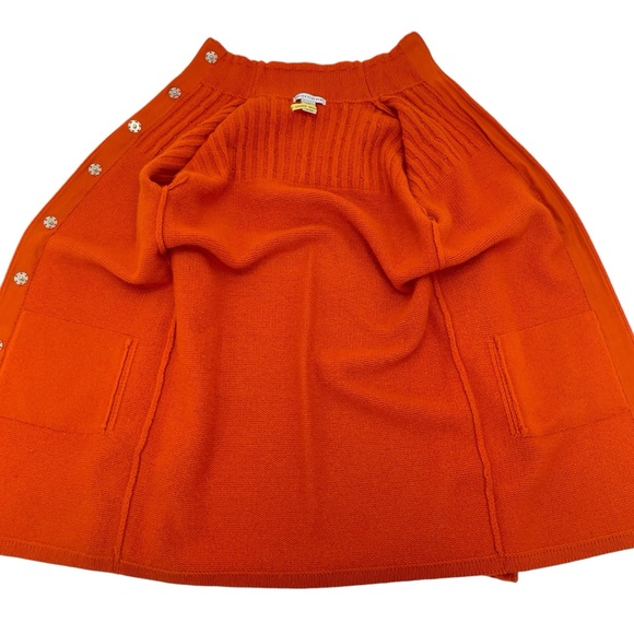 Marconi Cashmere & Wool Long Cardigan Medium Orange - Picture 10 of 15